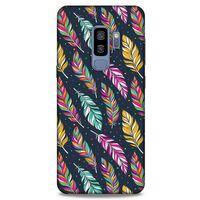 Samsung Galaxy S9 Plus Kılıf Desenli Özel Seri Tüyler (13) Silikon Kap