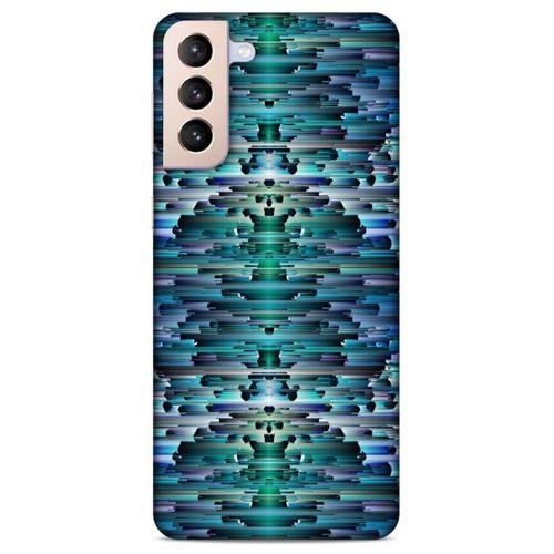 Lopard Samsung Galaxy S21 Plus Uyumlu Kılıf PiXel (20) Koruyucu Kılıf Mavi