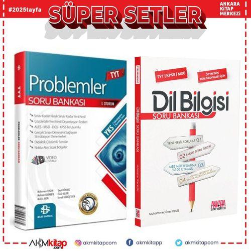Bilgi Sarmal Problemler ve AKM Dil Bilgisi Soru Bankası Seti 2 Kitap