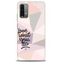 Xiaomi Redmi Note 9 4G Kılıf HD Baskılı Kılıf - What You Do + Tam Ekran Koruyucu