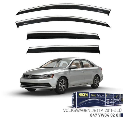 Volkswagen Jetta Niken Kromlu Cam Rüzgarlığı 4lü Set 2011 ve Üstü