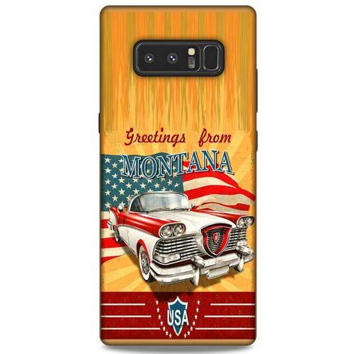 Retro (13) Desen Silikon Kap Renkli Samsung Galaxy Note 8 Kılıf