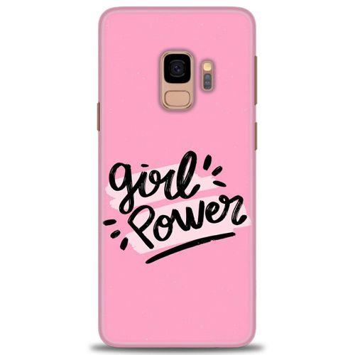 Samsung Galaxy S9 Kılıf HD Baskılı Kılıf - Girll Power + Tam Ekran Koruyucu
