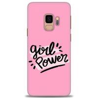 Samsung Galaxy S9 Kılıf HD Baskılı Kılıf - Girll Power + Tam Ekran Koruyucu