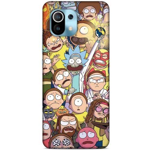 Xiaomi Mi 11 Uyumlu Kılıf Rick And Morty (34) Slim Armor Kılıf Manager Morty