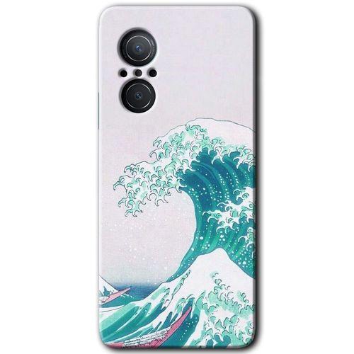 Huawei Nova 9 SE HD Baskılı Kılıf + 9D Tam Ekran Koruyucu - Dalga