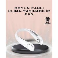 Giyilebilir Sessiz Fan | 224g Hafif, Bladeless Güvenli Tasarım, 5 Vitesli Soğutma, Usb Şarjlı Fan