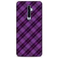 Oppo Reno 2z Uyumlu Kılıf Mor Delisi (27) Tasarımlı Kılıf Ekoseli