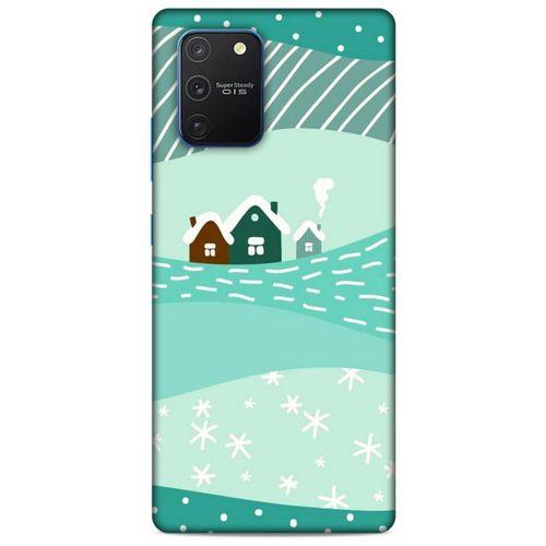Samsung Galaxy S10 Lite Kılıf Snowix (16) Kalın Kılıf Su Yeşili