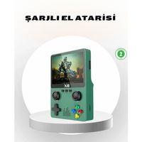 Taşınabilir Oyun Konsolu 3.5 İnç Ips Ekran Yaylı Çift Lr Tuşlu