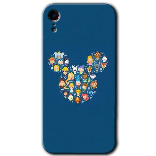 Potkal Hediye Fabrikası iPhone XR Kılıf HD Desen Baskılı Arka Kapak - Mickey