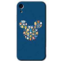 Potkal Hediye Fabrikası iPhone XR Kılıf HD Desen Baskılı Arka Kapak - Mickey