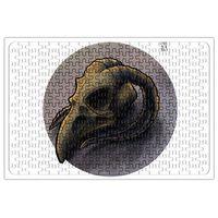Skull Bird Branca Puzzle 240 Parça Yapboz