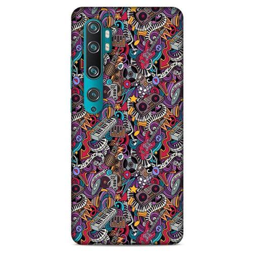 Retro (2) Desen Kabı Renkli Xiaomi Mi Note 10 Pro Kılıf