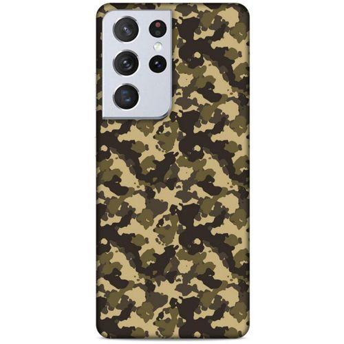 Lopard Samsung Galaxy S21 Ultra Uyumlu Kılıf Kamuflaj (54) Koruma Kılıfı