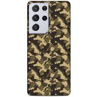Lopard Samsung Galaxy S21 Ultra Uyumlu Kılıf Kamuflaj (54) Koruma Kılıfı