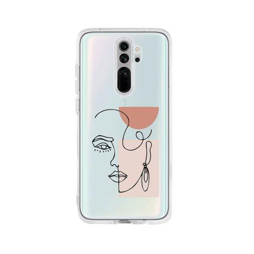 Redmi Note 8 Pro Women Art Desenli Premium Şeffaf Silikon Kılıf
