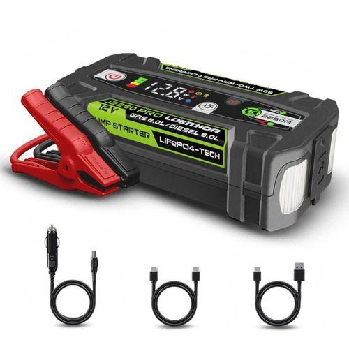 Lokithor J2250PRO 12V 2250Amp LiFePO4 Akıllı Akü Takviye + Powerbank + Led Lamba