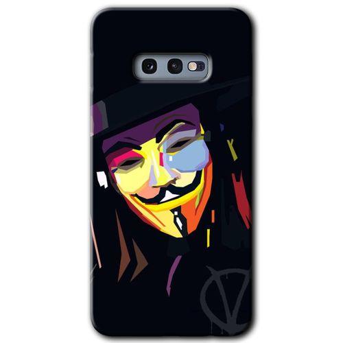 Potkal Hediye Fabrikası Samsung Galaxy S10e Kılıf HD Desen Baskılı Arka Kapak - Vendetta