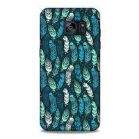 Samsung Galaxy S7 Edge Kılıf Desenli Özel Seri Tüyler (46) Core Armor Kılıf