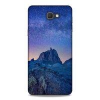 Lopard Samsung Galaxy J7 Prime Uyumlu Kılıf Gece'S (40) Fit Silikon Kılıf Mavi Gece