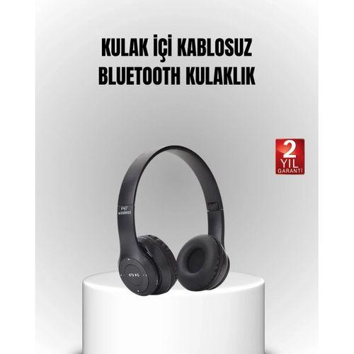Bluetooth Kablosuz Kulaklık – Extra Bass, Tf Kart, Mikrofonlu, Ayarlanabilir Ergonomik Tasarım