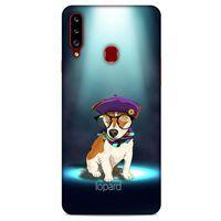 Samsung Galaxy A20s Kılıf FunnyMaX (5) Koruma Kabı Yeşil Köpek