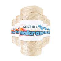 5 Adet Polyester Makrome İpi 230 Açık Bej 100 gr