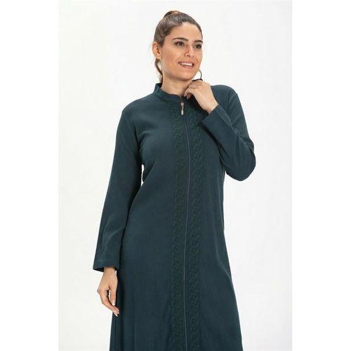 Cemre Şile Bezi Mevsimlik Ferace Petrol Ptrl