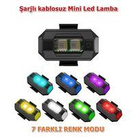 Şarjlı Kablosuz Mini Led Motor Bisiklet Lambası