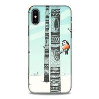 Apple iPhone XS Kılıf Snowix (20) Koruyucu Kılıf Yeşil Siyah