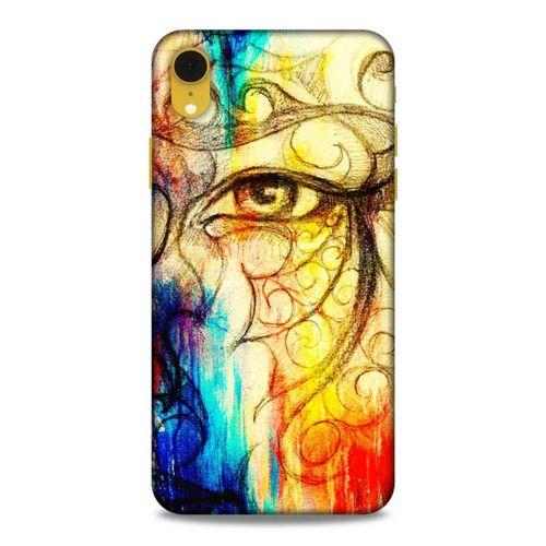 Lopard Apple iPhone XR Uyumlu Kılıf Manipülasyon ☻ (33) Hybrid Kılıf Baskılı