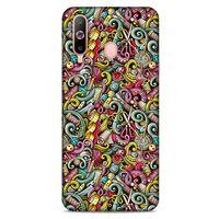 Graffitix (46) Desenli Silikon Kapak Samsung Galaxy A60 Kılıf