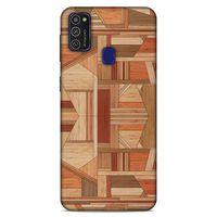 Lopard Samsung Galaxy M21 Uyumlu Kılıf Wood'X (43) Thin Fit Kılıf Baskılı