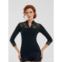 Geniş Dantelli Patlı Uzun Kollu Elestan Bluz  2176