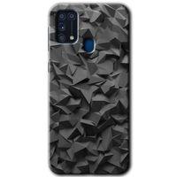 Samsung Galaxy M31 HD Baskılı Kılıf + 9D Tam Ekran Koruyucu - Dark Broke