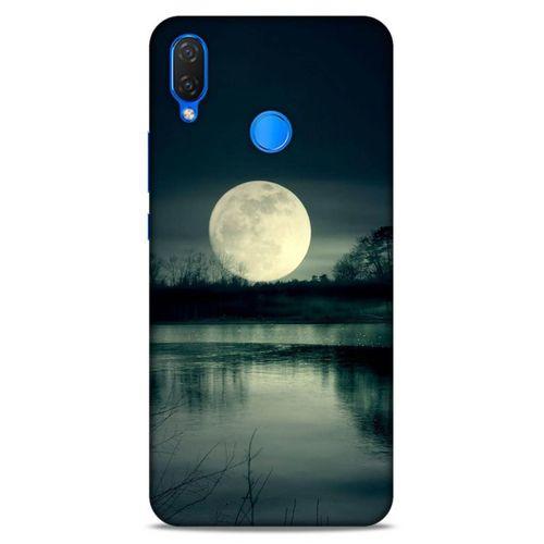 Lopard Huawei Psmart 2019 Uyumlu Kılıf Gece'S (36) Glitter Kılıf Ay Göl