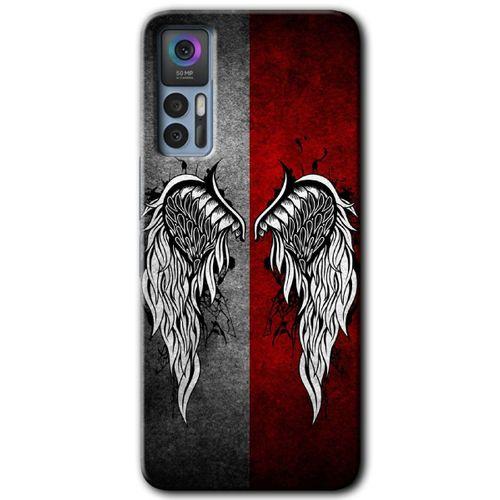TCL 30 Plus Kılıf HD Desen Baskılı Arka Kapak - Lucifer