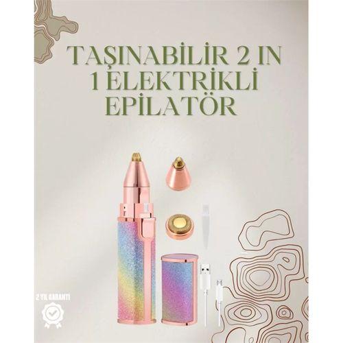 Mini Elektrikli Epilatör Cihazı – Usb Şarjlı, Acısız Yüz Ve Kaş Bakım Aleti