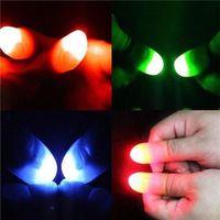 Led Işıklı Renkli Sihirli Parmak Şaka