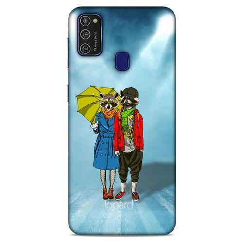 Samsung Galaxy M21 Kılıf FunnyMaX (47) Crystal Flex Kılıf Cam Göbeği