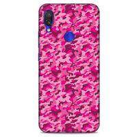 Xiaomi Redmi Note 7 Pro Uyumlu Kılıf Pembe Delisi (32) Soft Silikon Kılıf Kamuflaj