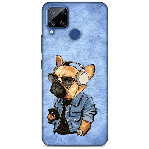 Oppo Realme C15 Kılıf Köpek Kıyafetleri (3) Kapak Pug Gömlek