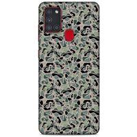 Kamuflaj 31 Samsung Galaxy A21s Kılıf Silikon Kapak