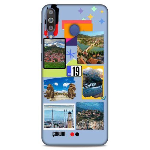 Lopard Samsung Galaxy M30 Uyumlu Kılıf Şehirli ※ (19) Çorum Kılıfları