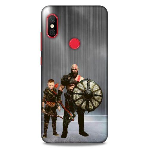 Lopard Xiaomi Redmi Note 6 Pro Uyumlu Kılıf GameX (29) Arka Koruma Kılıfı God War