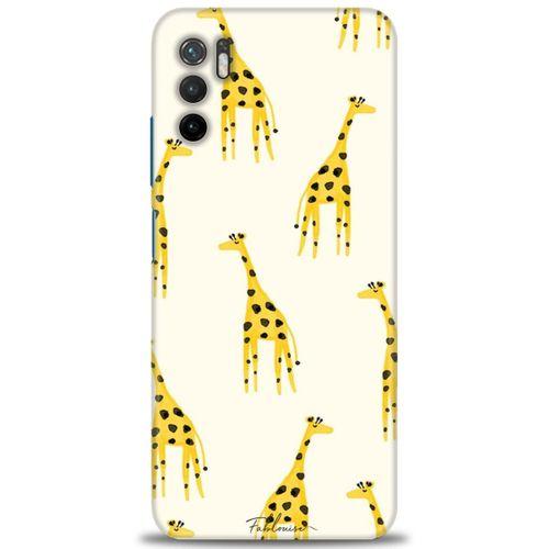 Xiaomi Redmi Note 10 5G Kılıf HD Baskılı Kılıf - Zürafa + Tam Ekran Koruyucu