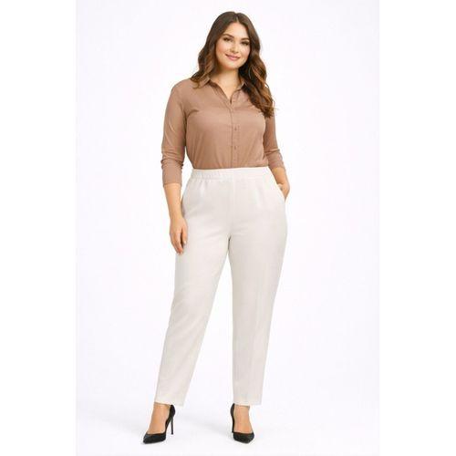 Kadın Kumaş Pantolon Kemer Lastikli BGL-ST05283