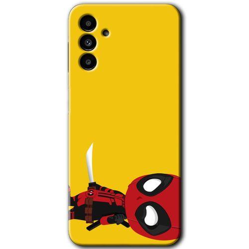 MRCİLETİSİM Samsung Galaxy M23 Kılıf Baskılı Kapak - DeadPool 6 +Tam Ekran Koruyucu