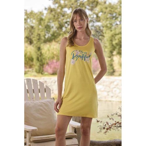 Çiçek Ve Yaprak Desenli Ve Baskılı "you Are Beautiful" Sabahlık Takımı